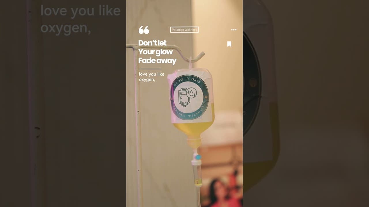 NAD+ IV Drip for Glow ✨ | Boost Radiance, Energy & Skin Health at Paradise Wellness  #glowup #Ivdrip — video thumbnail