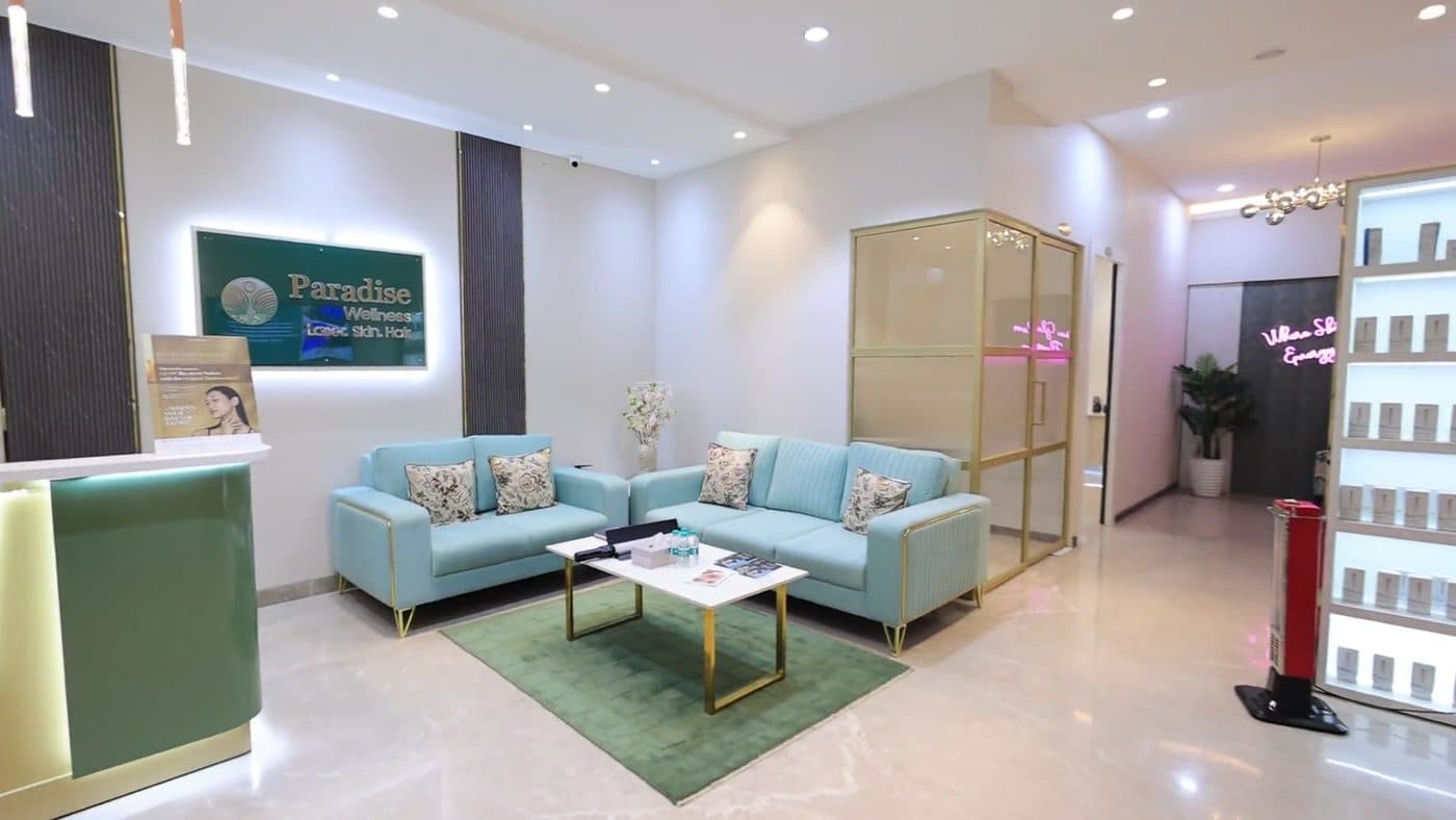Client lounge at Paradise Wellness