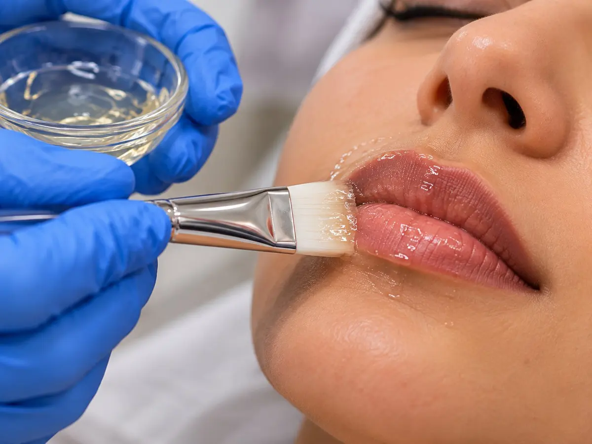 Lip Peel for dark underarms, lips & knees at Paradise Wellness