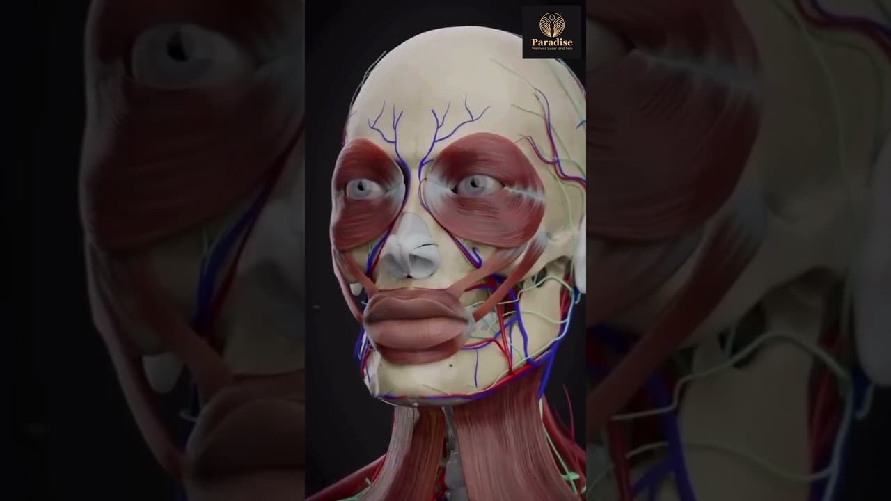 Facial Muscles in Action | Facial Anatomy Like Never Before | Paradise Wellness — video thumbnail