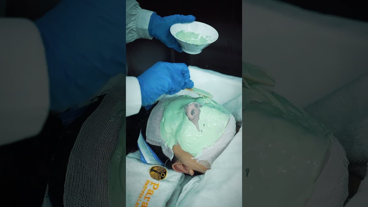 Matcha Facial Glow ✨ | Real Results in 1 Session! #shorts #skincare — video thumbnail