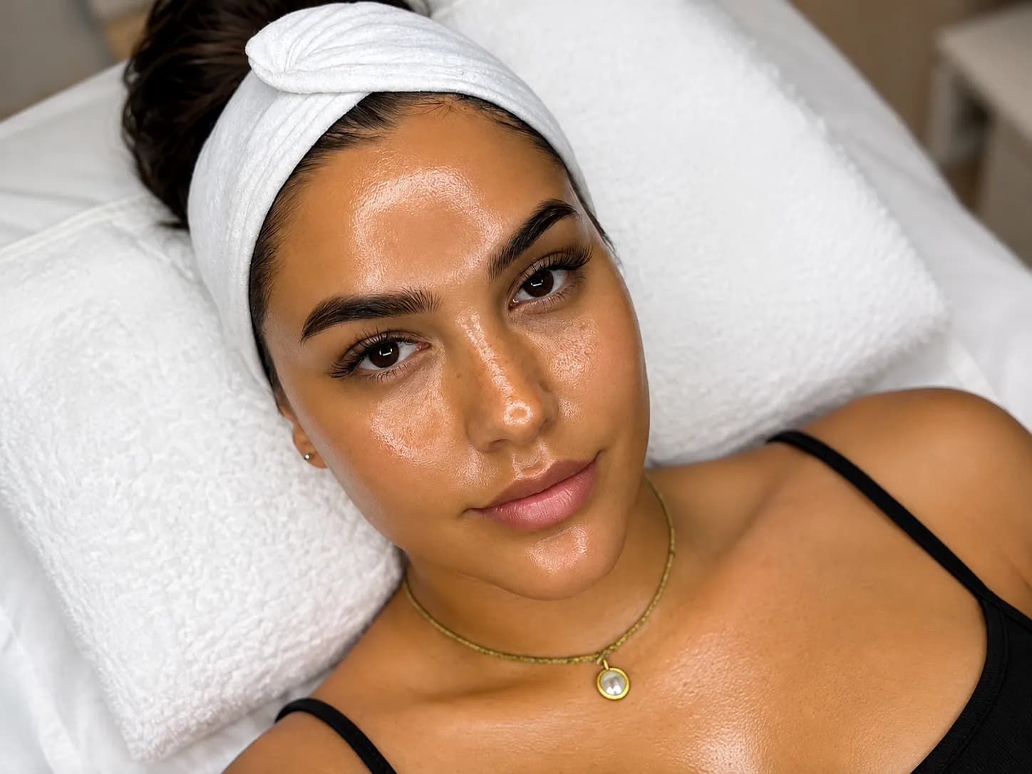 Korean glass skin facial treatment for smooth, hydrated and glowing skin at Paradise Wellness Delhi
