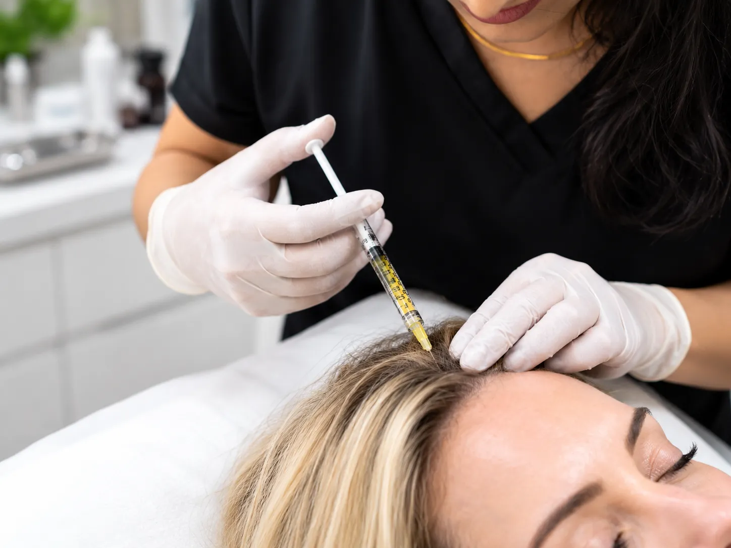 Hair Botox treatment for smoother, softer and frizz-controlled hair at Paradise Wellness Delhi