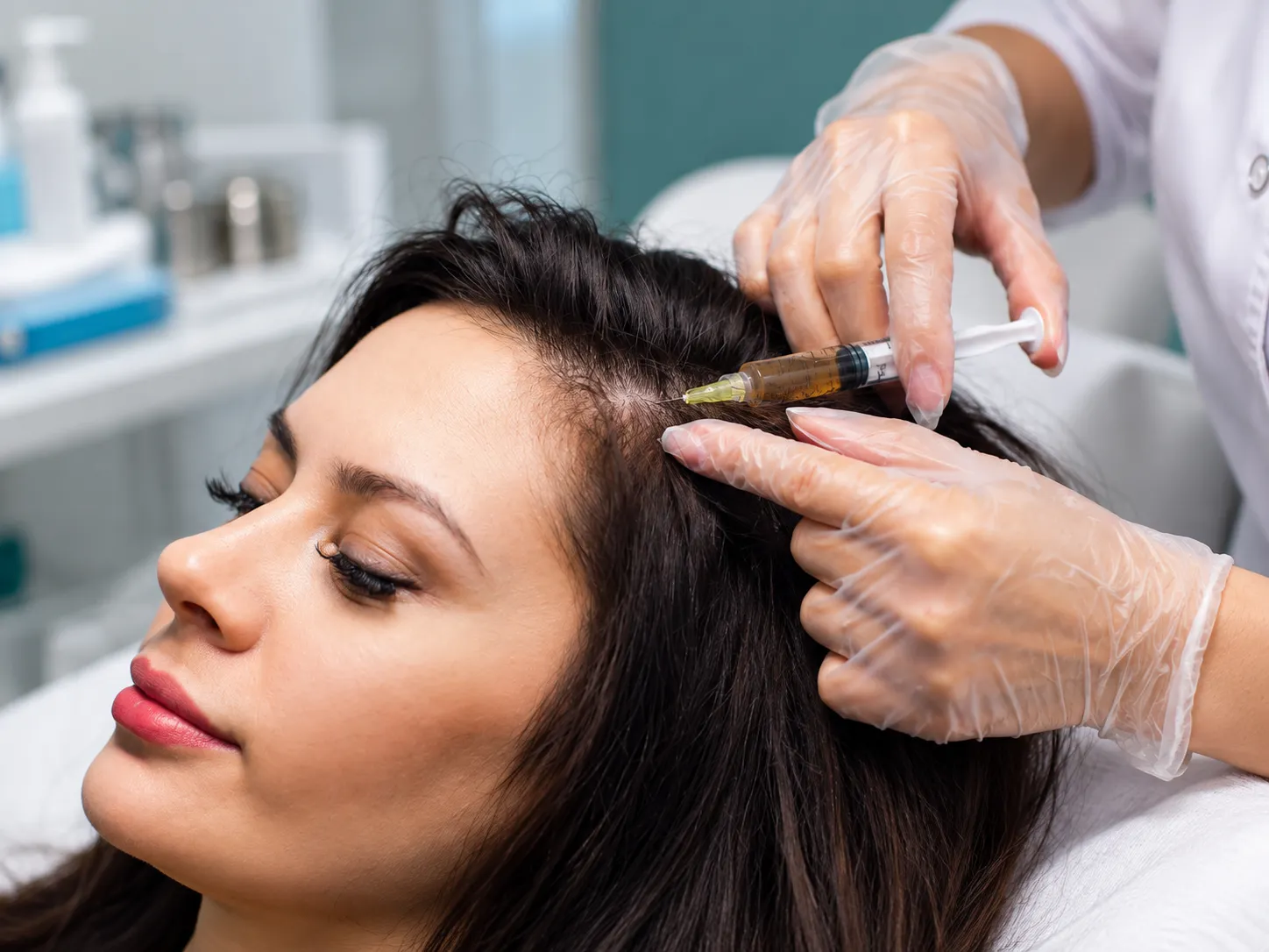 Hair filler treatment for supporting hair density and improving the appearance of thinning hair