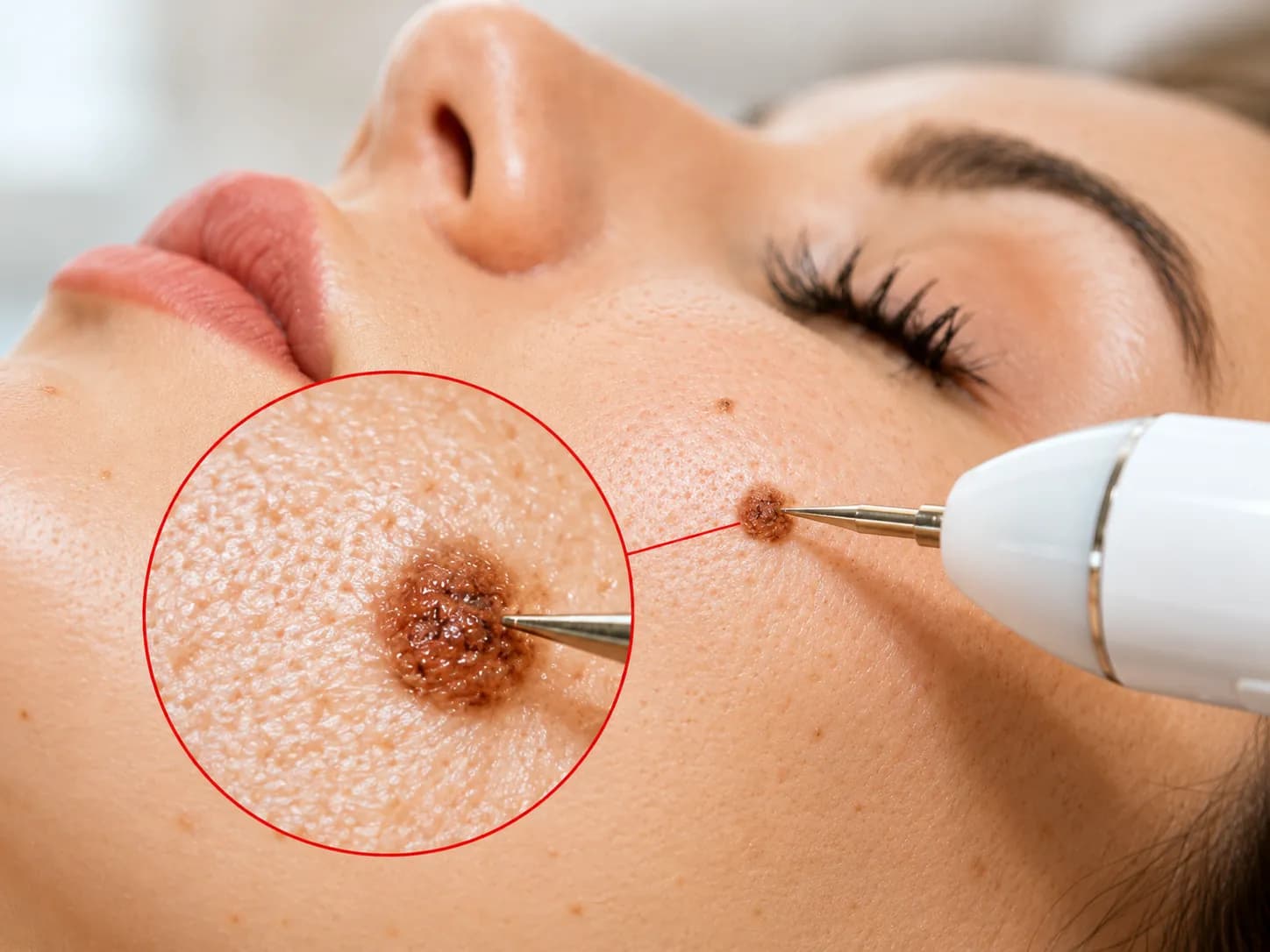 Skin tag removal treatment for removing benign skin tags after professional assessment