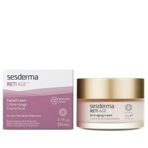 Sesderma Reti Age Anti-Aging Cream is a luxurious retinol-based formula that helps your skin glow