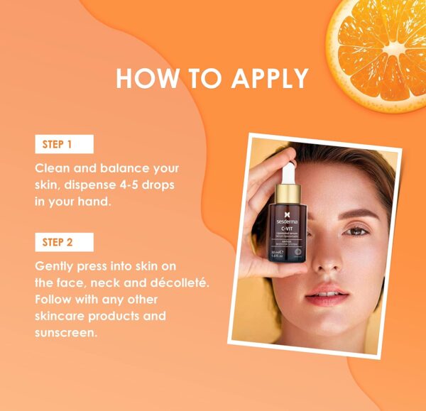 how to apply Sesderma C-Vit Liposomal Serum