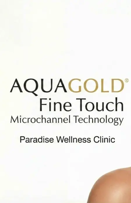 Woman after Aqua Gold Facial 24K Gold showing smooth glowing glass skin in Delhi clinic