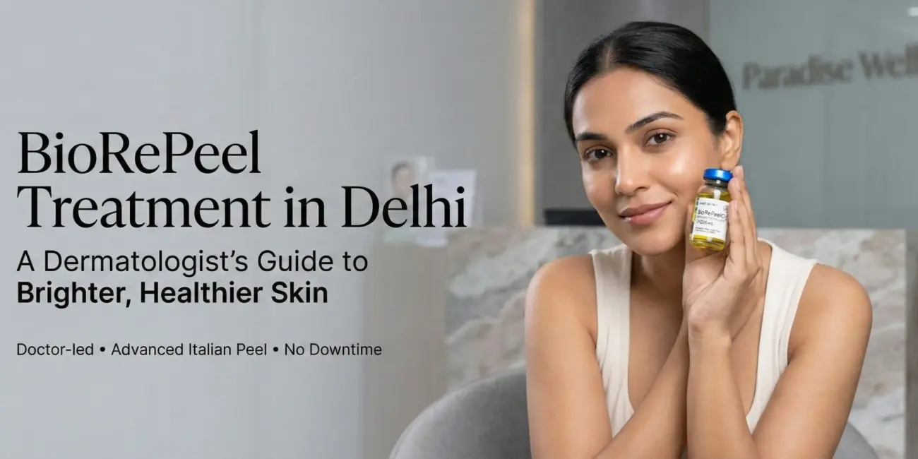 BioRePeel face treatment done by expert dermatologist in Delhi