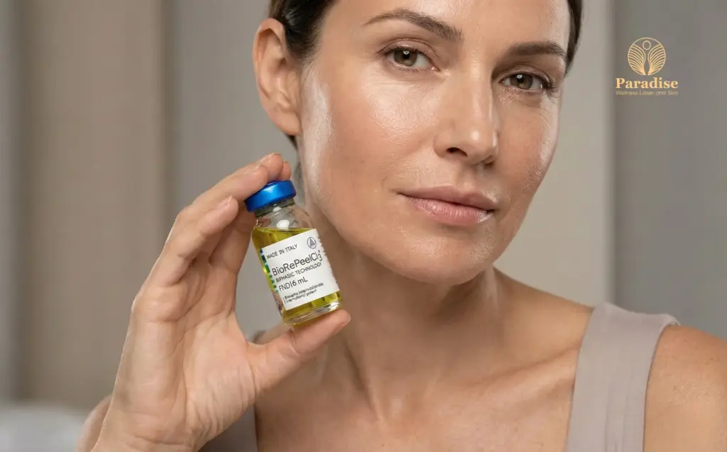 BioRePeel treatment at Paradise Wellness clinic in Delhi for skin rejuvenation
